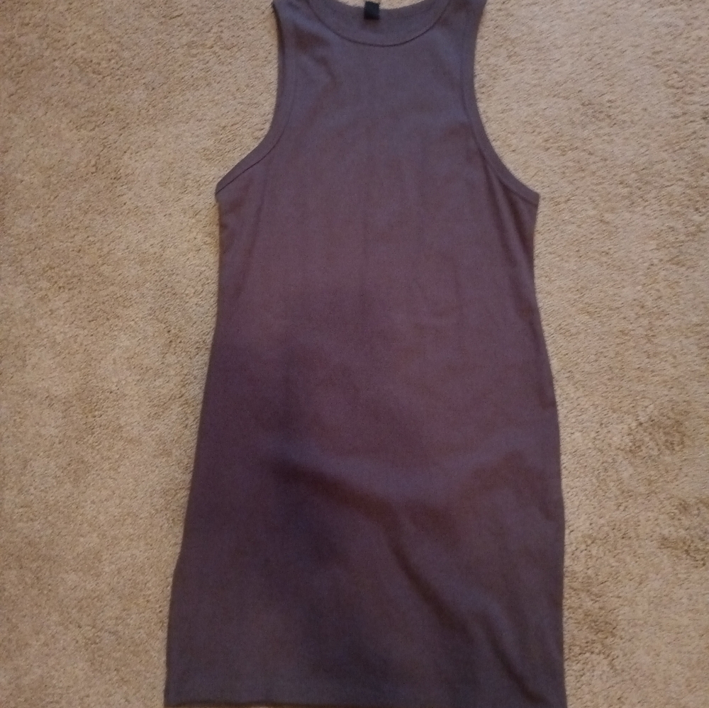 SHEIN Asymmetrical Dress in Dark Gray